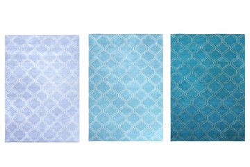 
decorative rug for the interior isolated on white background, home decor, 3D illustration, cg render
