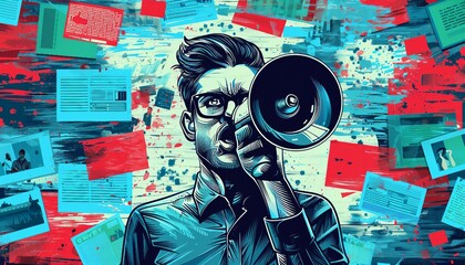 Franchise Recruitment Campaign, a franchise recruitment campaign with an image showing promotional materials, recruitment fairs, AI