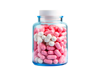 a jar of pills