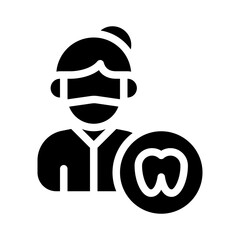 doctor glyph icon