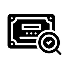 verification glyph icon