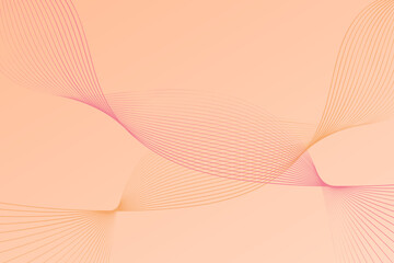 Abstract pink background featuring wavy lines