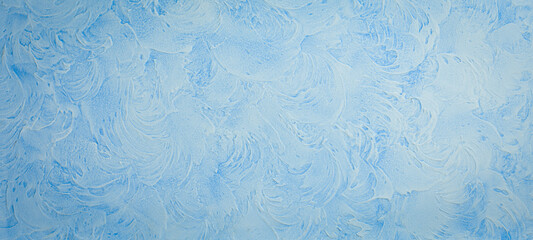 Fototapeta na wymiar Blue textured surface. Wall Cement Backgrounds Textures. Top view.