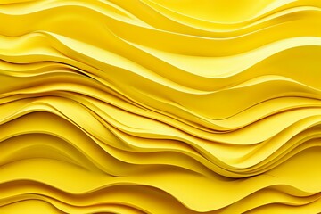 abstract yellow wave background. Generative AI