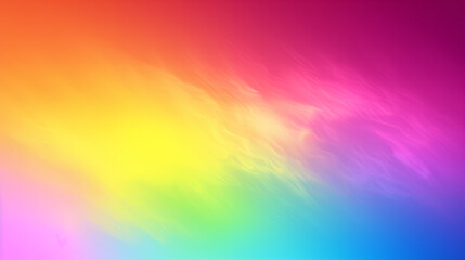 Rainbow gradient background or a digital wallpaper, smooth transition of vivid colors