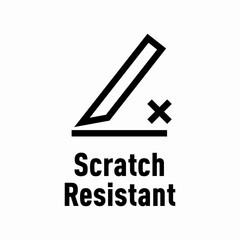 Scratch Resistant vector information sign