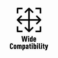 Wide Compatibility vector information sign