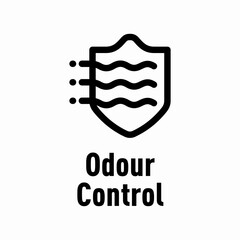 Odour Control vector information sign