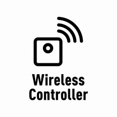 Wireless Controller vector information sign