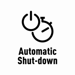 Automatic Shut-down vector information sign