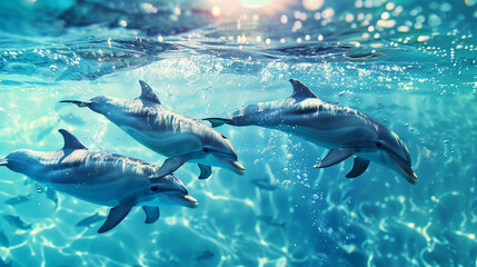 Dolphins music background