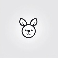 Bold Monochromatic Animal Vector Icon