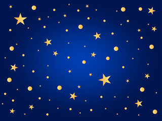 Fototapeta premium dark blue background with stars