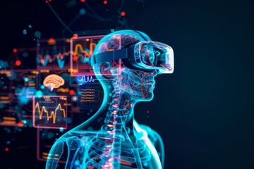 Advanced AR headset for training surgeons in futuristic medicine