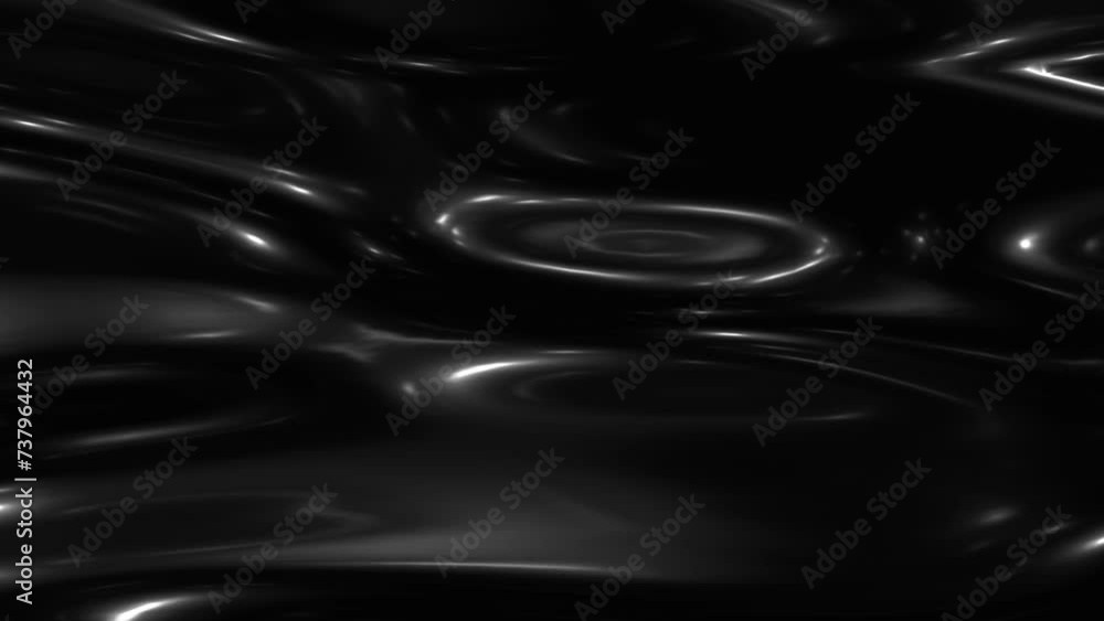 Poster 3d animation of abstract black background with light