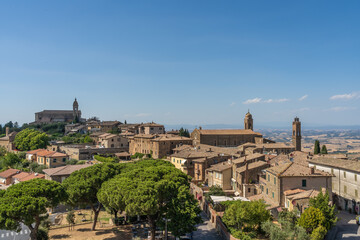 Obraz premium Small town Montalcino of Tuscany