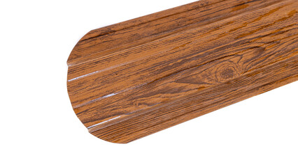 Blockhouse rails for fence colored colorful metal profile elements isolated