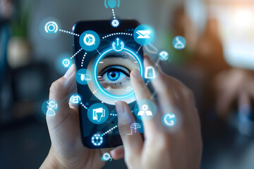  Iris recognition technology on their smartphone