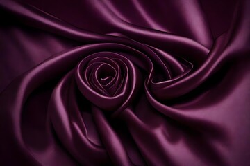 silk background with rose generated by AI technology