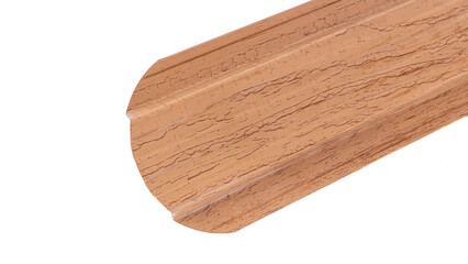 Blockhouse rails for fence colored colorful metal profile elements isolated