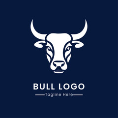 Bull logo design vector template