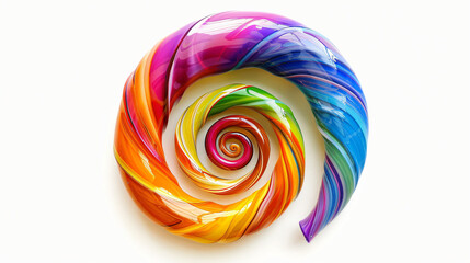 Nutty Rainbow Spiral