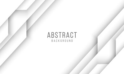 Modern white and gray frame background for presentation