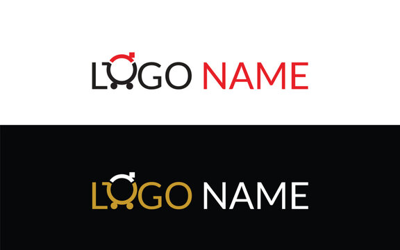 E-commerce logo template design online shopping logo