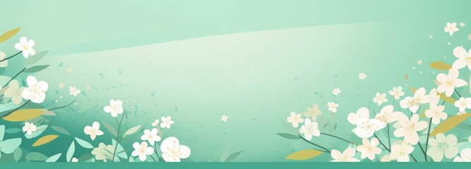 a banner for this spring sale. a spring sale flyer with flowers on it
