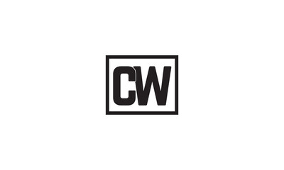 CW, WC, W, C Abstract Letters Logo Monogram	