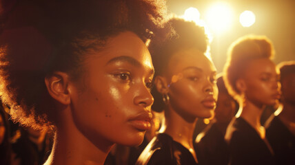 Young girls fashion models.