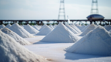 Sea salt farm in Thailand Organic sea