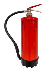 Red foam fire extinguisher  cut out