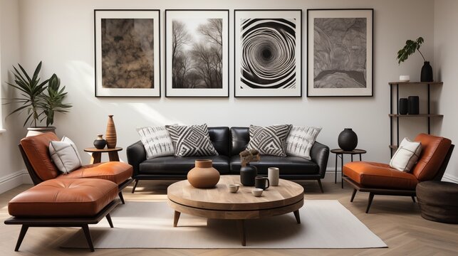 Black and White Wall Art Gallery