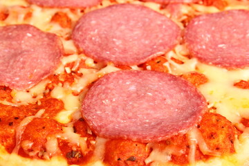 Salami Pizza
