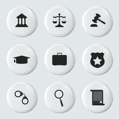 Design Vector with Set of Icons