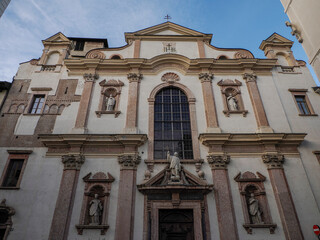 Obraz premium church of San Francesco Saverio Trento Italy
