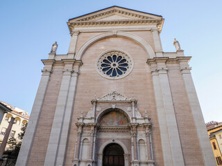 Fototapeta premium Church of Santa Maria Maggiore, Trento, Italy
