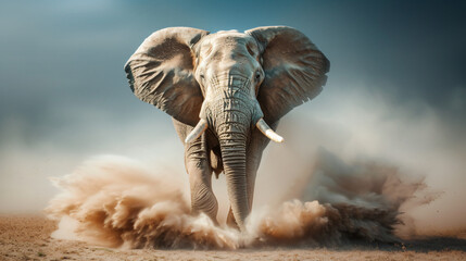 Amazing African elephant