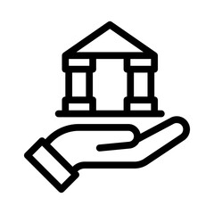 bank line icon
