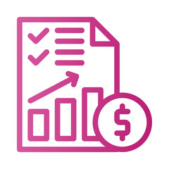 report gradient icon