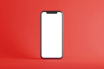 smartphone, transparent screen PNG, sketch, front, ui, ios. colorful background. technology concept. we are connected. youthful colors