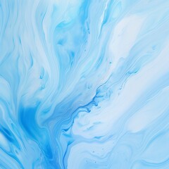 Obraz premium liquid marble with streaks of white and blue paint