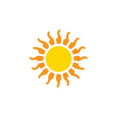 ethnic sun logo vector illustration template design