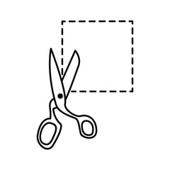 Fototapeta premium Scissor icon