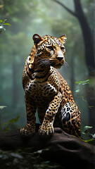 portrait of a Leopard