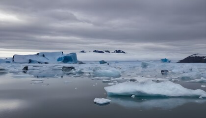 View of Jokulsarlon Ice Lagoon