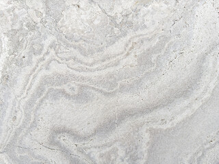 Elegant White Marbling on Concrete Texture.