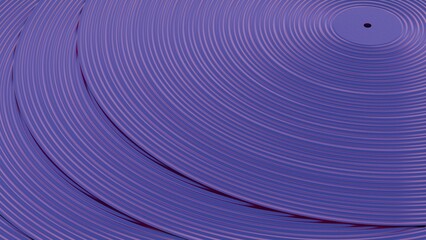 A  vinyl record with colorful lines, offering a dynamic and vibrant visual display.