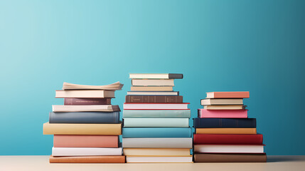 Books background, can be used to depict education, knowledge, learning or library themes